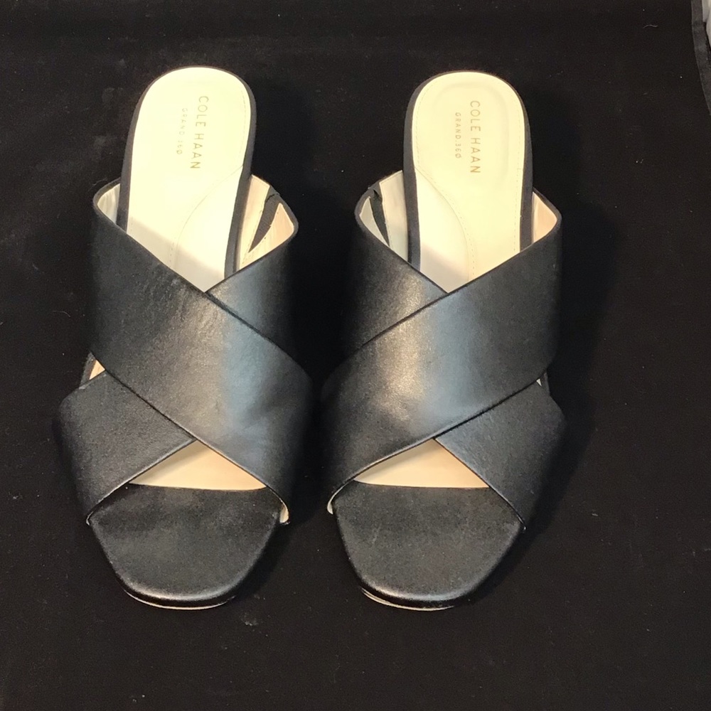 Cole Haan open toed wedges